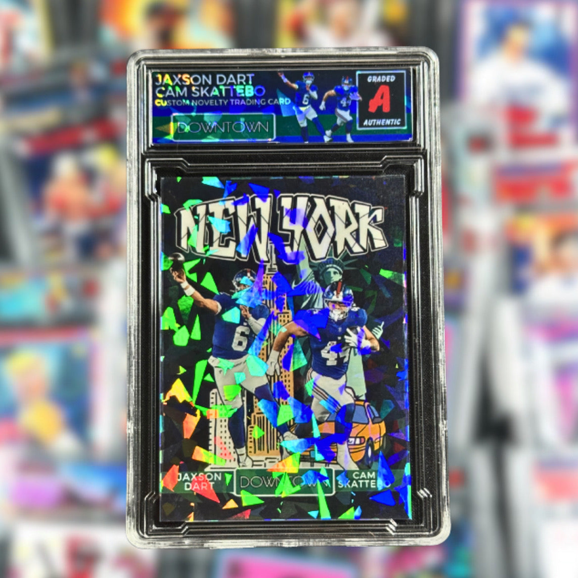 Jaxson Dart Cam Skattebo Custom Slabbed Downtown